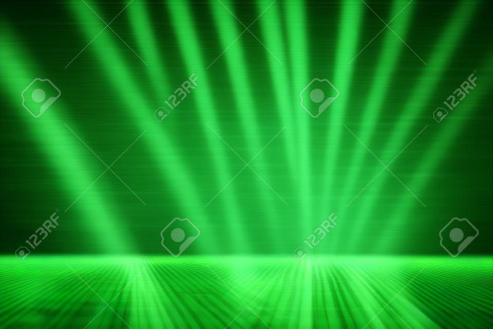 Светящийся Зеленый Фон Цифровых Лучей. Концепция Дизайна. 3D-рендеринг  Фотография, картинки, изображения и сток-фотография без роялти. Image  106745917