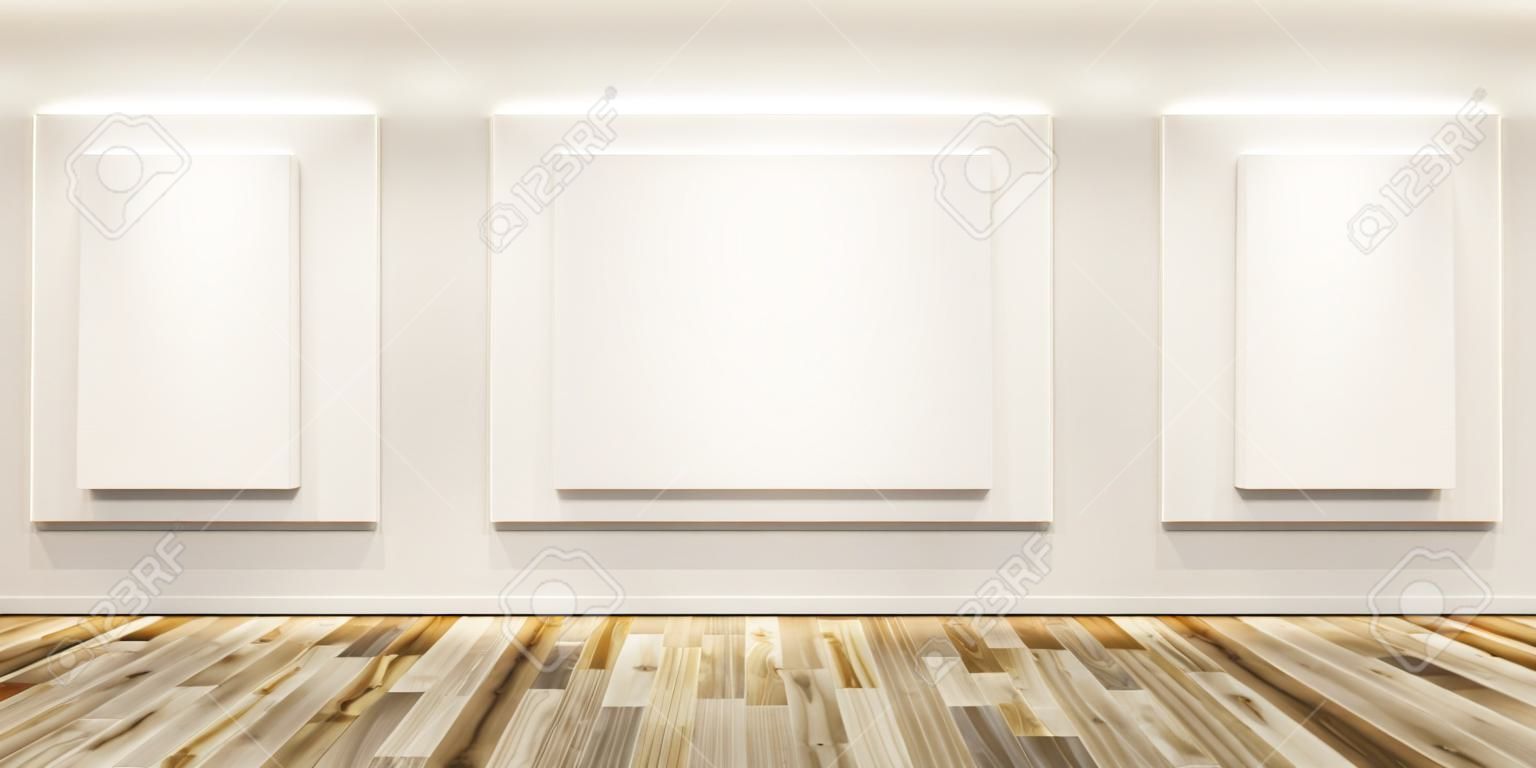 immagini vuoto nella Galleria, rendering 3d
