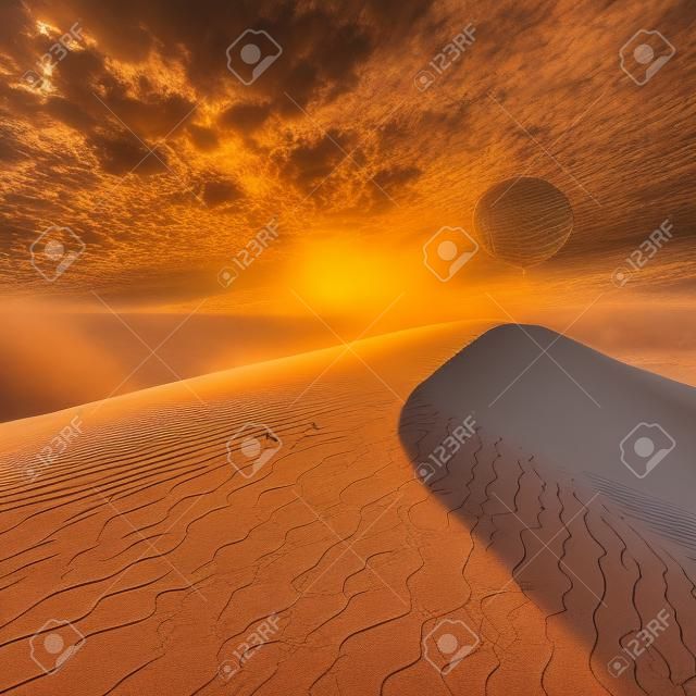 hermoso día en las dunas de África
