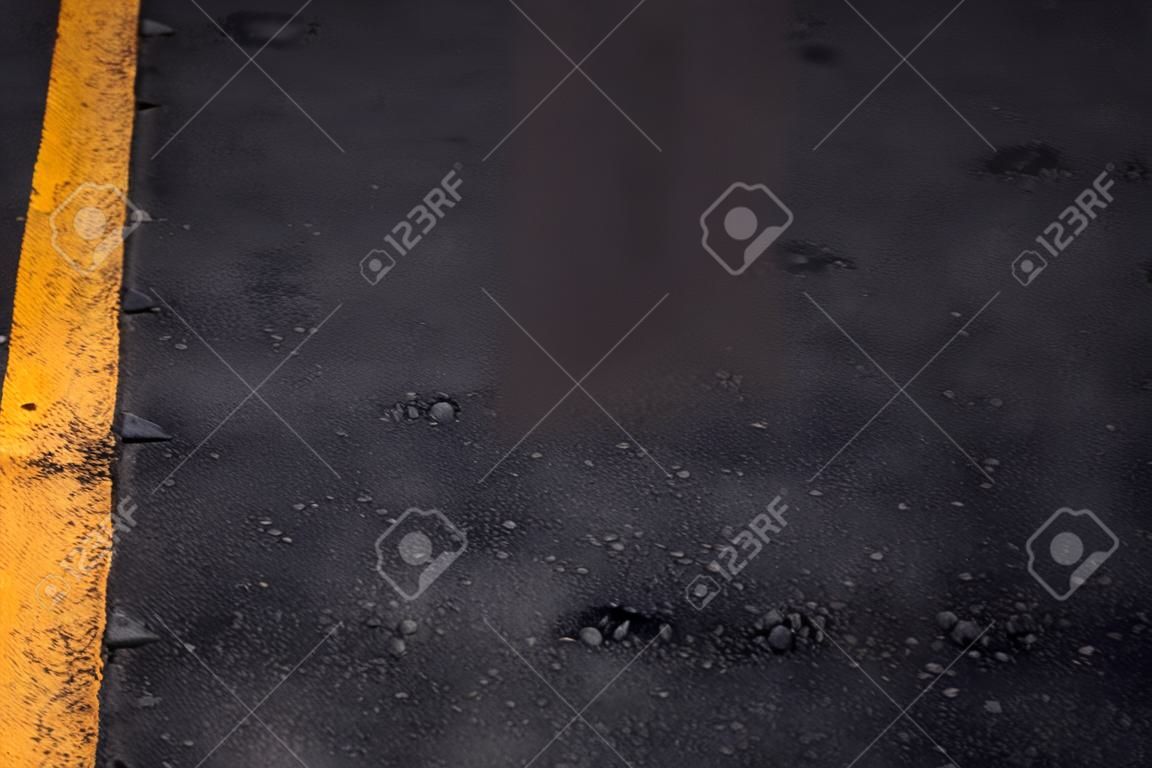 road asphalt texture with traffic line for transport background with space for text