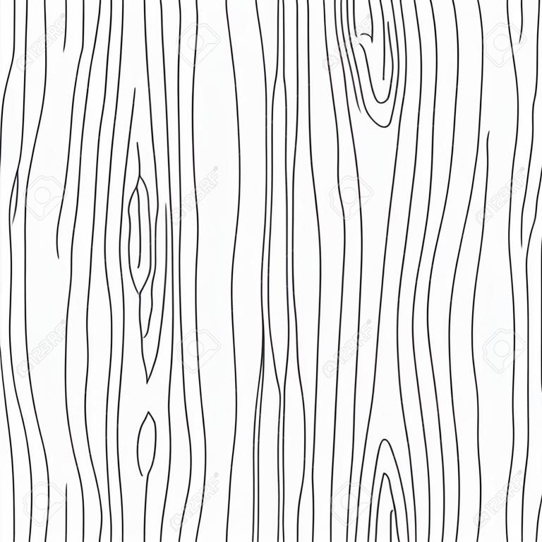 Trama venatura del legno. Modello in legno senza soluzione di continuità Sfondo astratto linea Illustrazione vettoriale