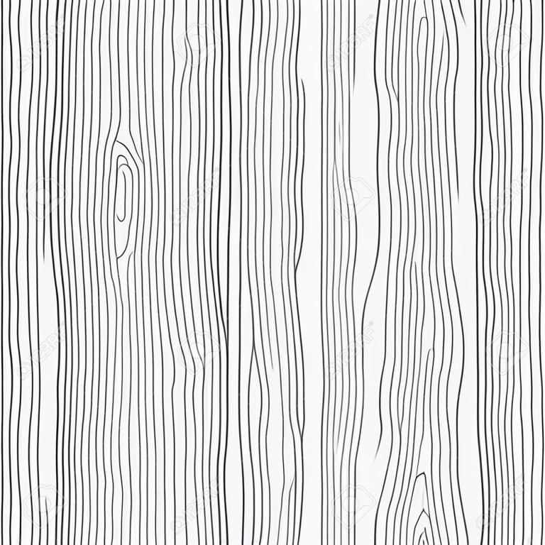 Houtkorrel textuur. Naadloos houten patroon. Abstract lijn achtergrond. Vector illustratie