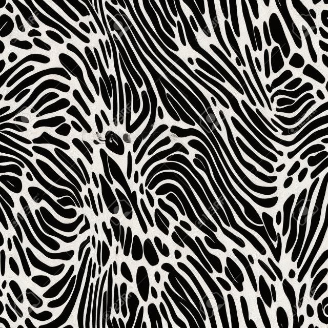 texture de léopard rayé de tissu imprimé pour le fond