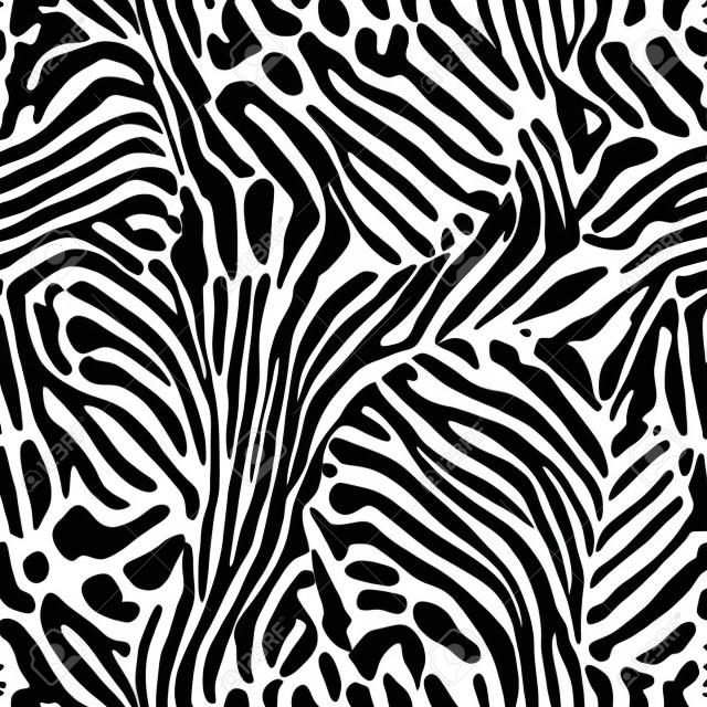 texture de léopard rayé de tissu imprimé pour le fond