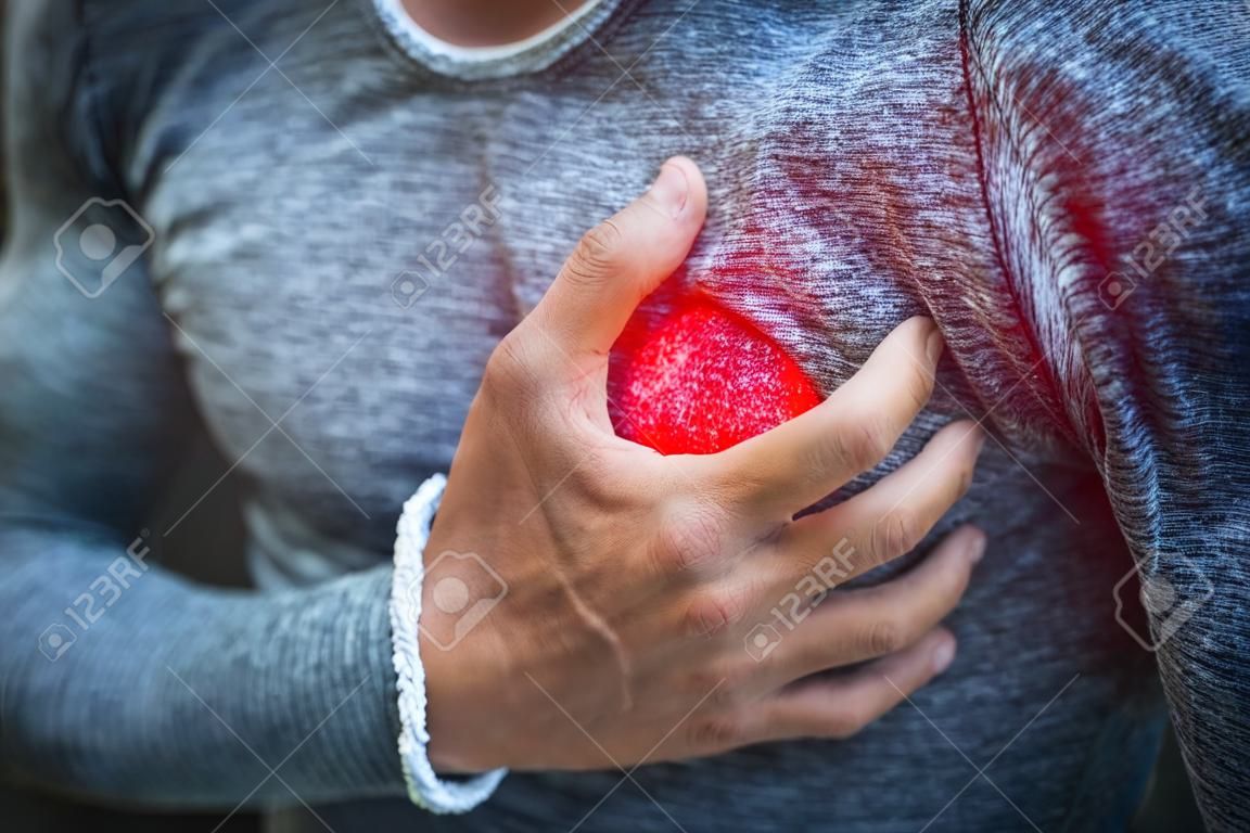 Men with chest pain signs of illness Heart disease