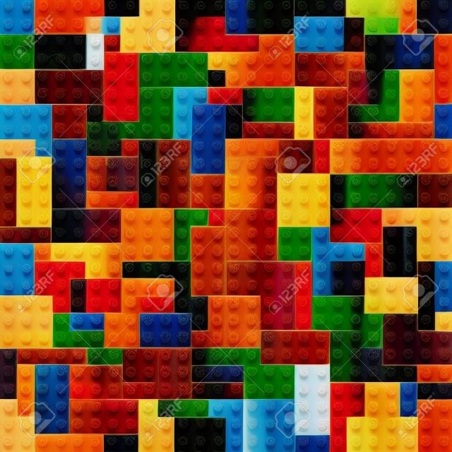 Lego Brick Naadloze achtergrondpatroon
