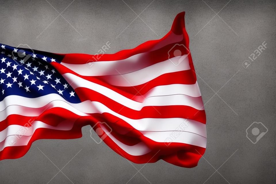 Magnifiquement USA drapeau américain avec affichage rayé