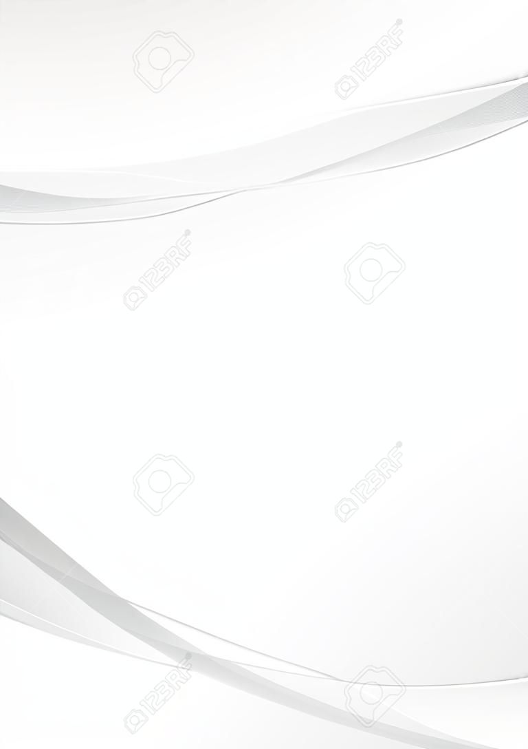 Abstrakte transparent Wellen Belegzeilen layout modern Hallo-Tech Soft Ordner Hintergrund. Vektor-Illustration
