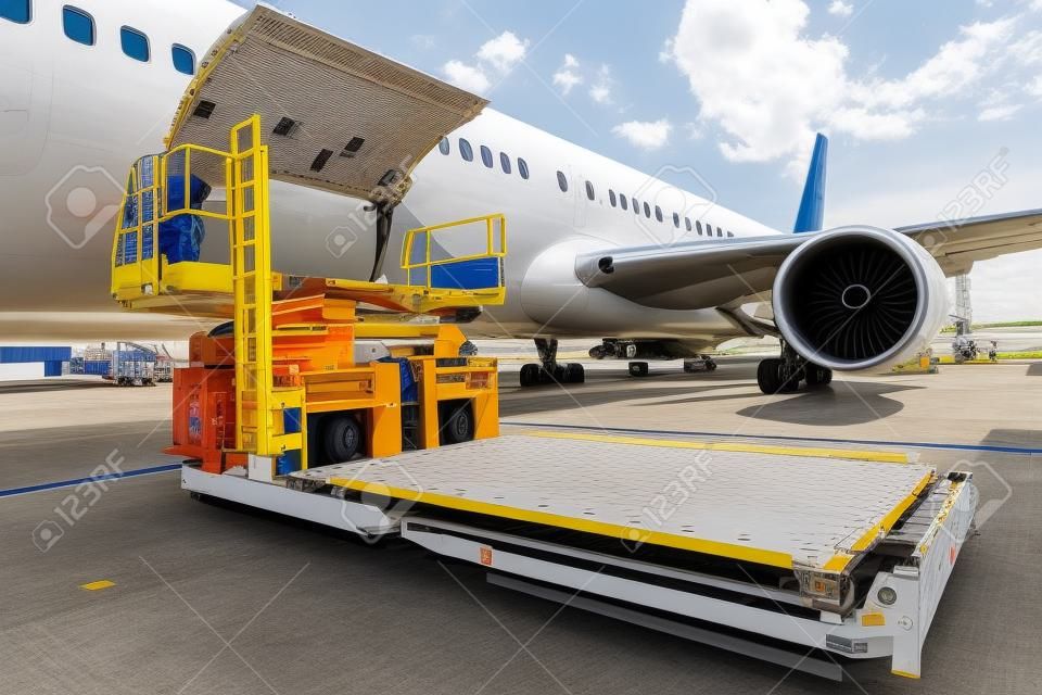 Plataforma de carga de carga aérea para a aeronave