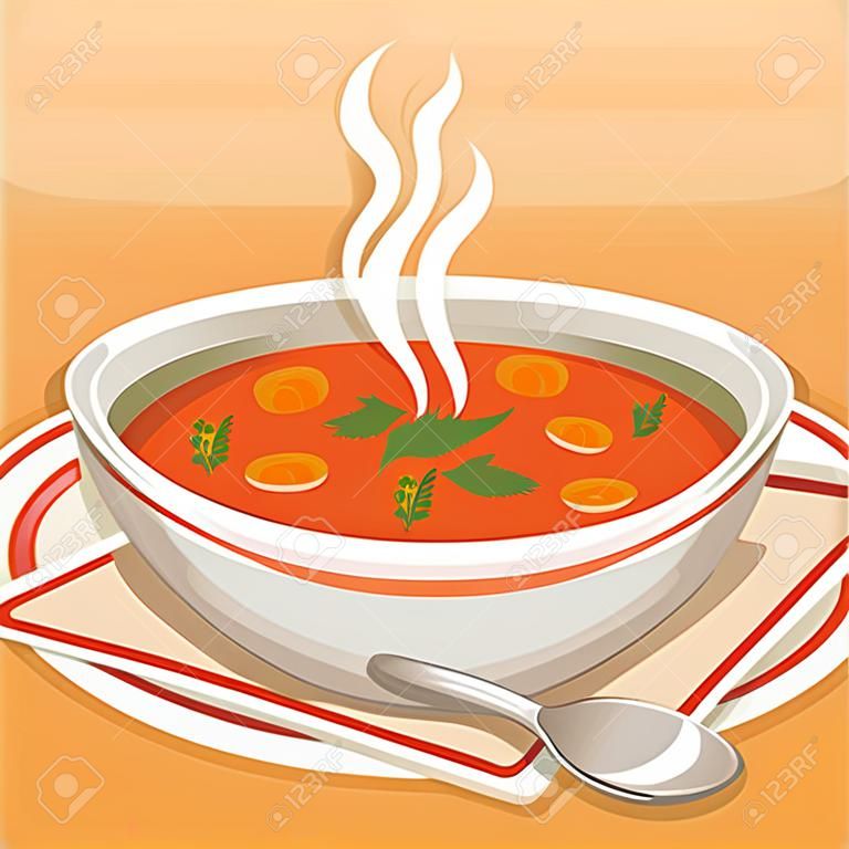 番茄素菜汤