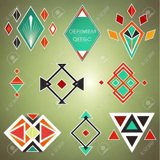 Les formes géométriques, des éléments de conception. collection de Vector