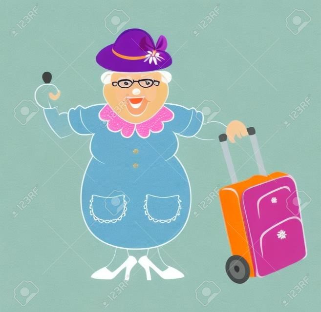 Grandma goes to travel