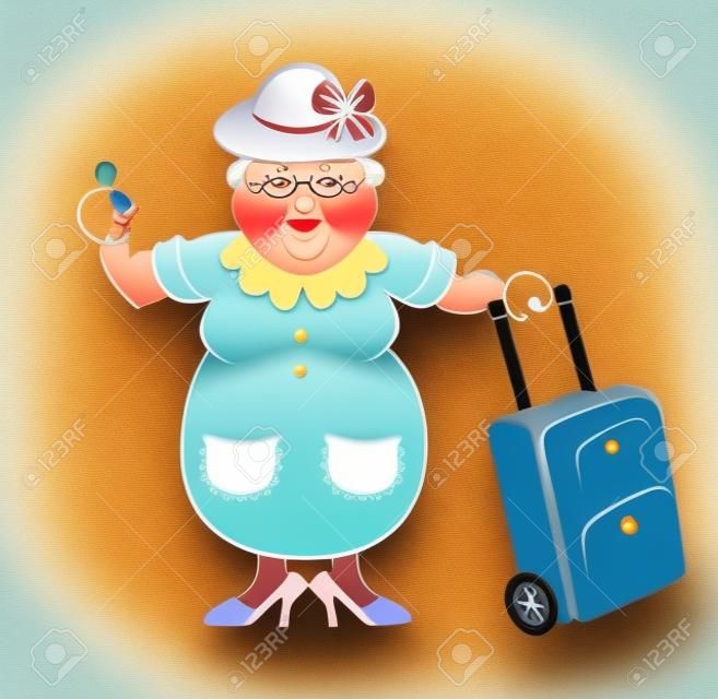 Grandma goes to travel