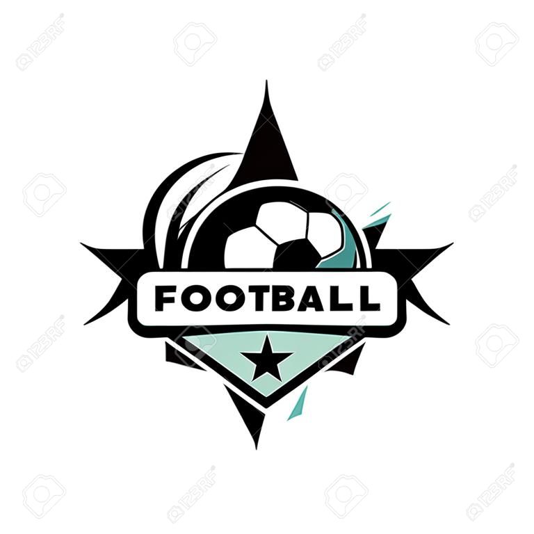 Swoosh Voetbal Logo Vector