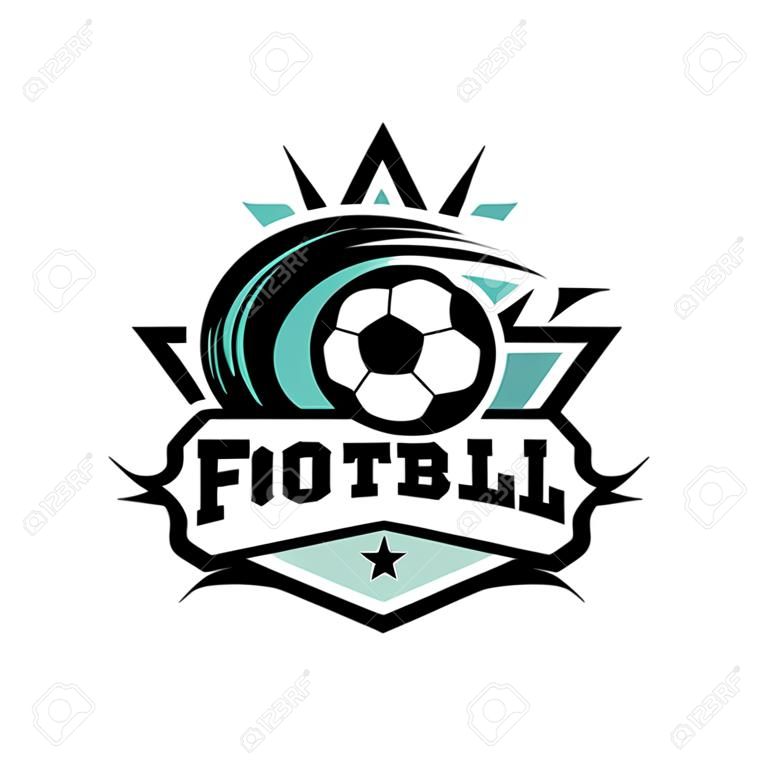 Swoosh Voetbal Logo Vector