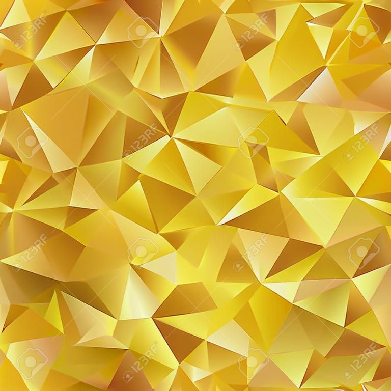 Astratto texture triangolo fondo oro