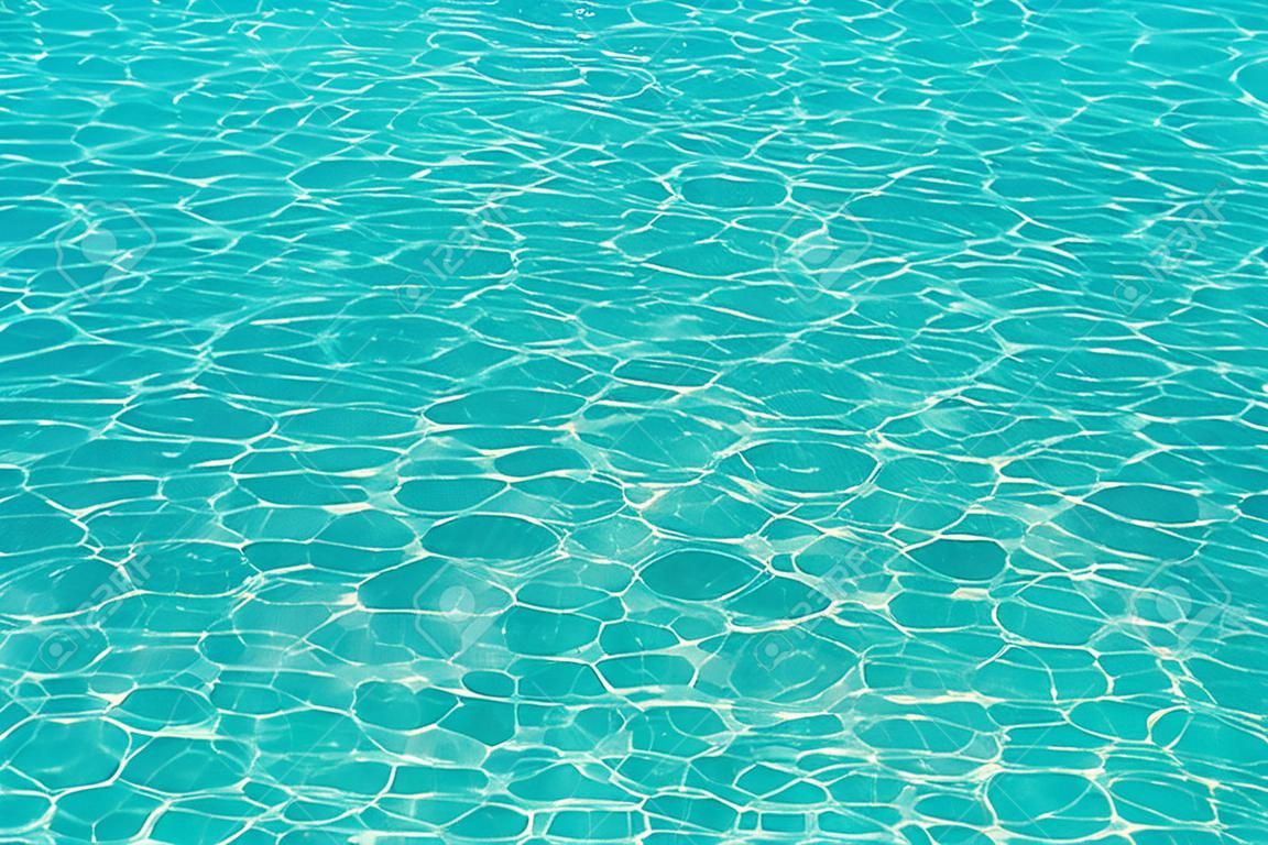 Transparent water texture of a swimming pool