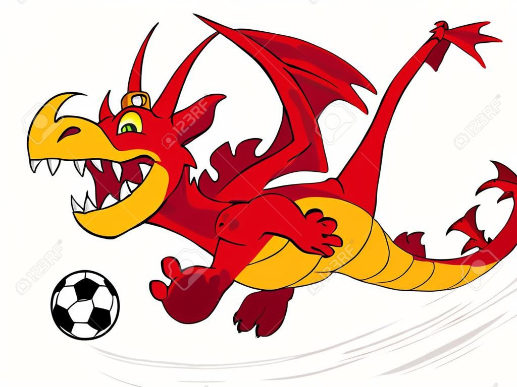 Un esempio di un calciatore drago