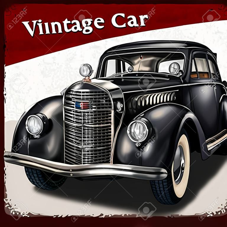 Samochód Vintage