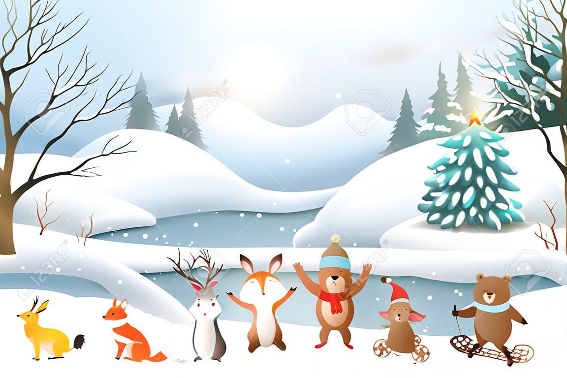 Winter Animals Stock Illustrations – 49,597 Winter Animals Stock  Illustrations, Vectors & Clipart - Dreamstime