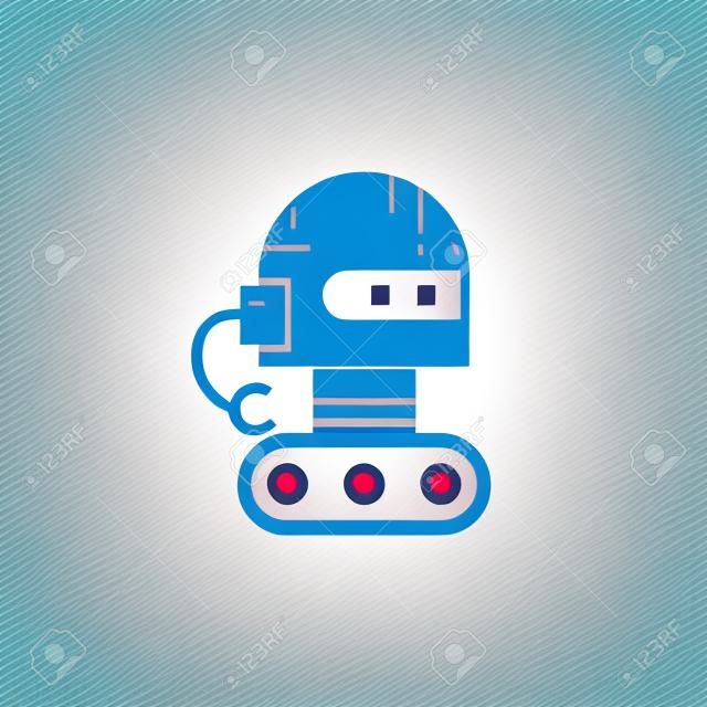 aranyos robot ikon
