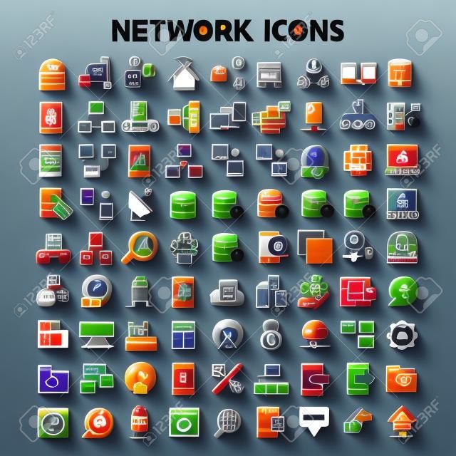 iconos de la red