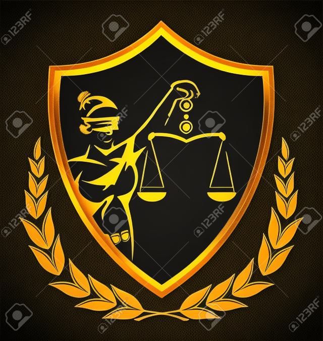 justice lady sign