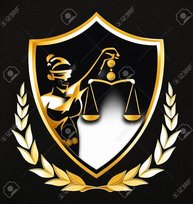 justice lady sign