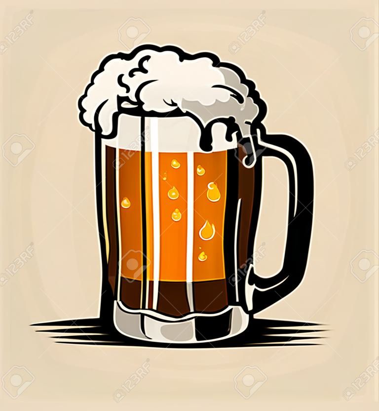 Vector beer illustration
