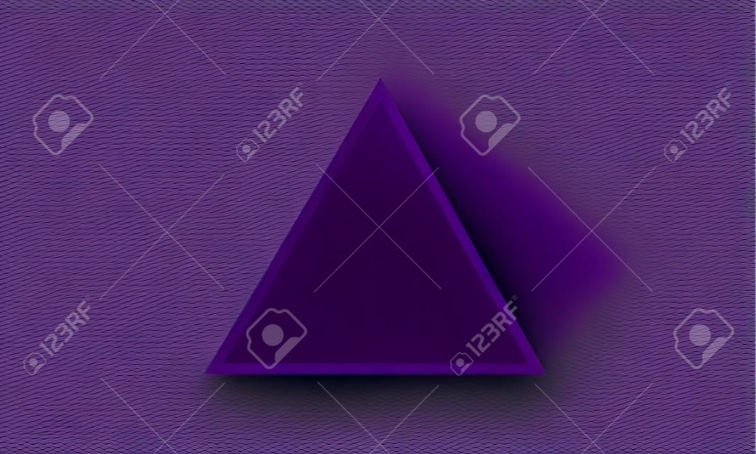 Abstract dark purple polygon triangles shape pattern on background. Illustration Vector design digital technology concept.