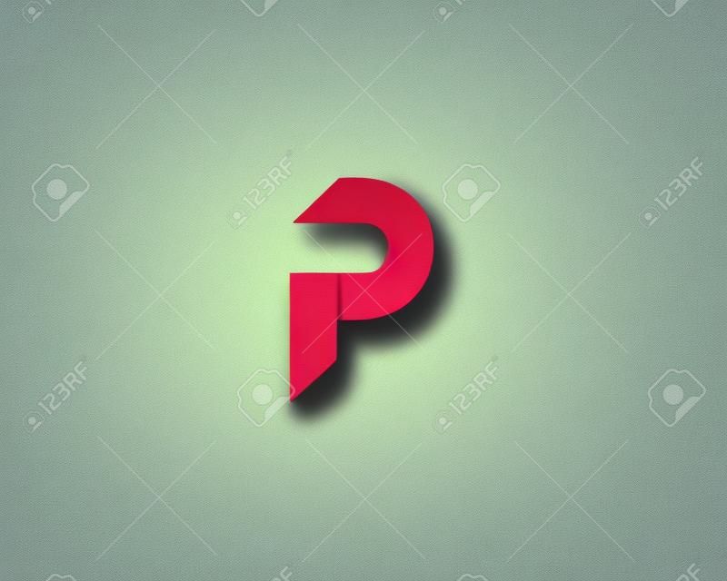 P betű ikon logó látványelem