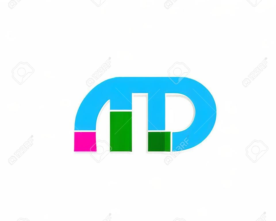 Letter D Icon Logo Design Element