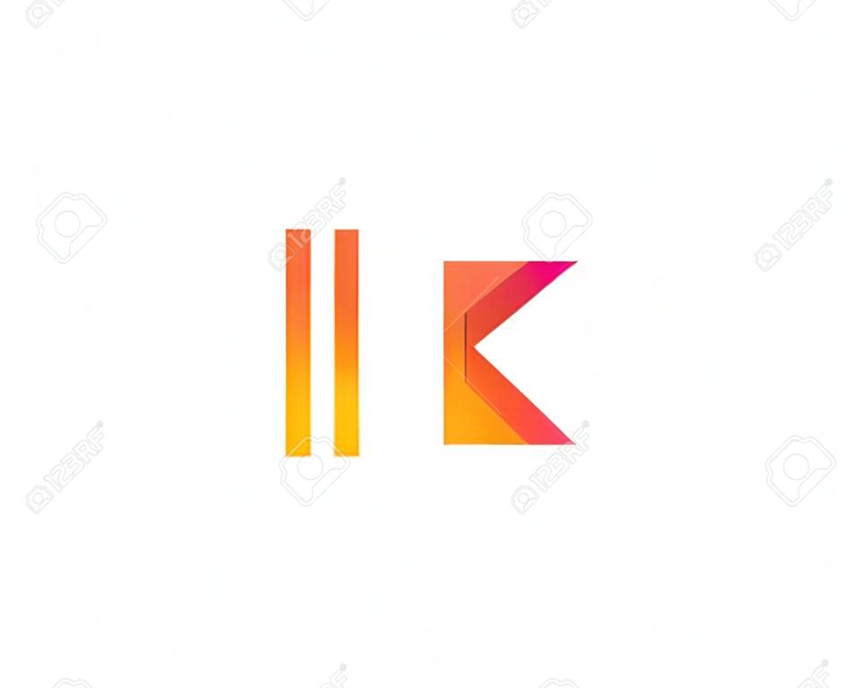 Elemento di icona di logo di lettera K