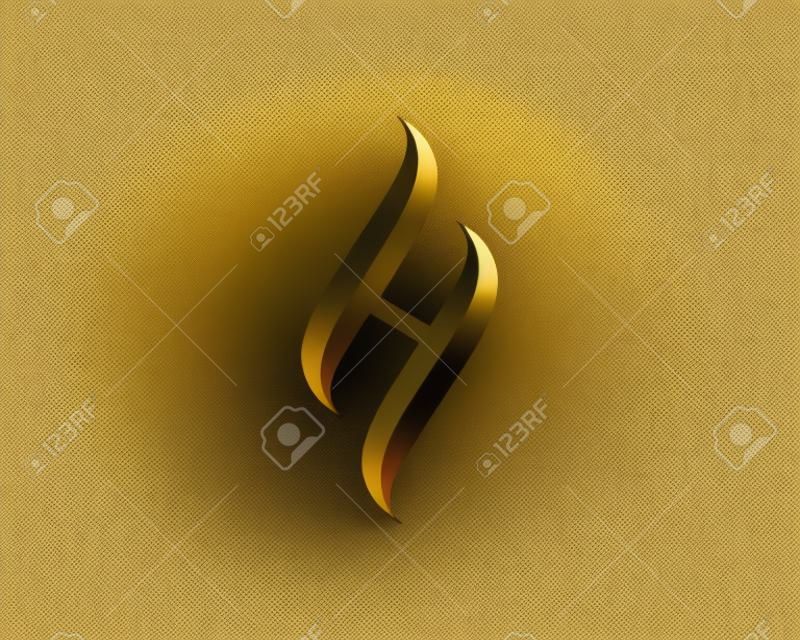 Buchstabe H Symbol Logo Design Element