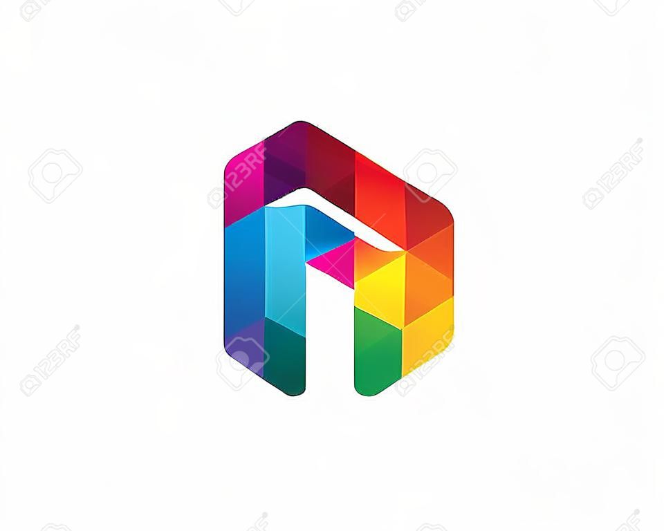 Letter P Icon Logo Design Element