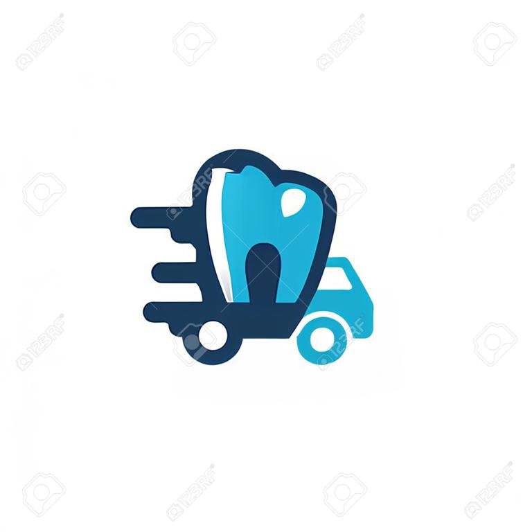 Consegna dentale Logo Icon Design