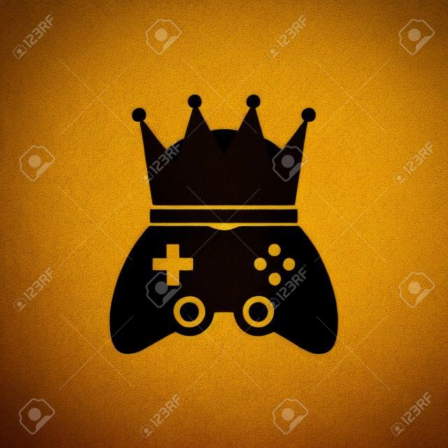 Crown Game Logo Icon Design