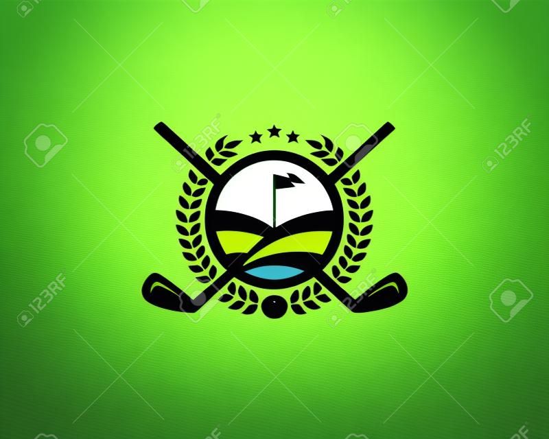 Field Golf Logo Icon Design