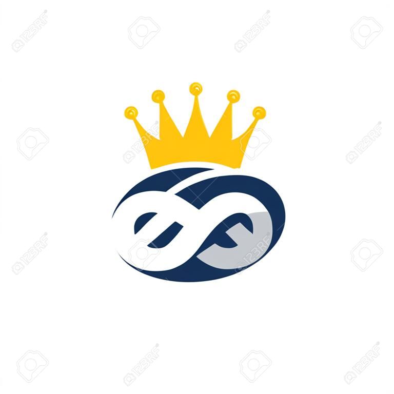 King Infinity Logo Icon Design