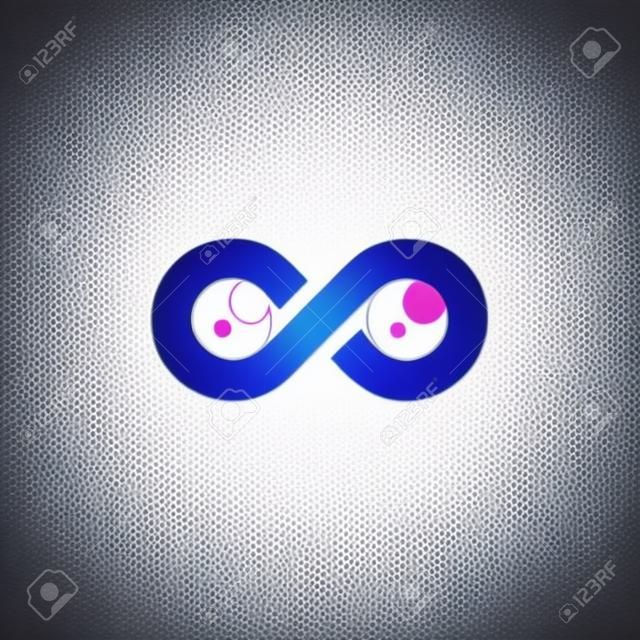 Conception d'icône Logo Vision Infinity