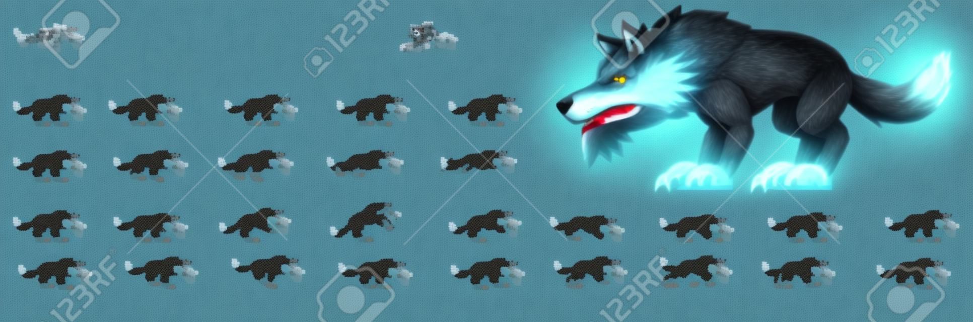 Wolf Game Sprites