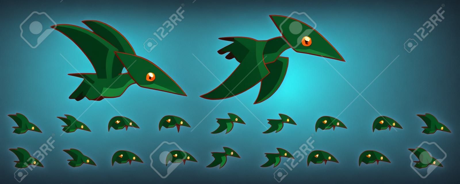 Pteranodon Game Sprites