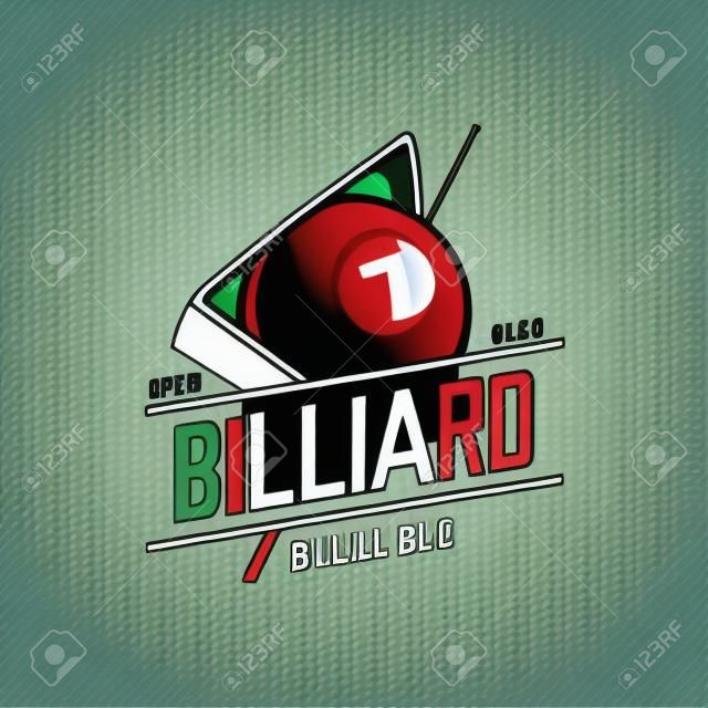 billiard ball illustration vector, billiard team