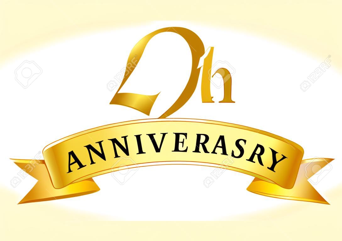 20th anniversary celebration logo vector