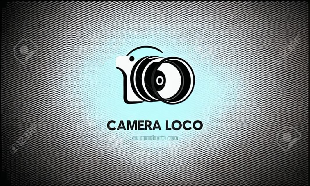 Illustrazione vettoriale di design del logo della fotocamera