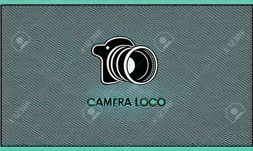 Camera logo design vector illustration