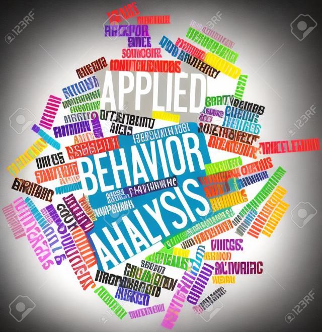 Nuvem de palavras abstratas para análise de comportamento aplicada com tags e termos relacionados