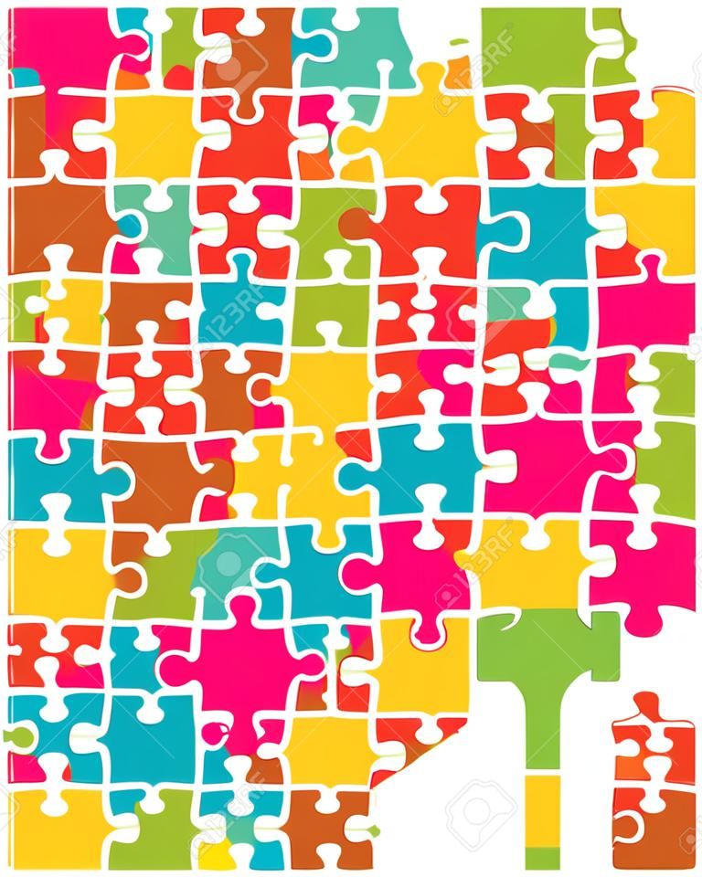 Rein Jigsaw Puzzle Pieces Résumé