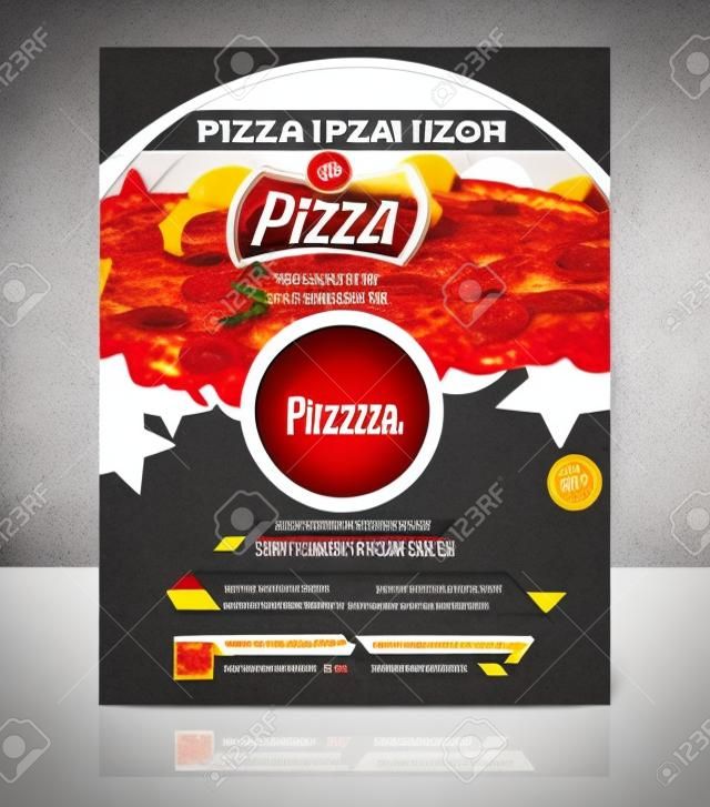 Pizza Shop Flyer Template Design & Poster