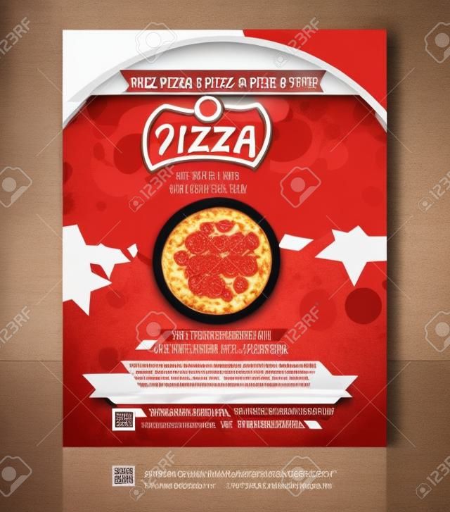 Pizza Shop Flyer Template Design & Poster